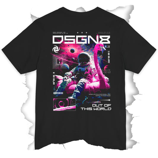 Space Flamingo Float Mode | Nervous System Off-Duty Tee