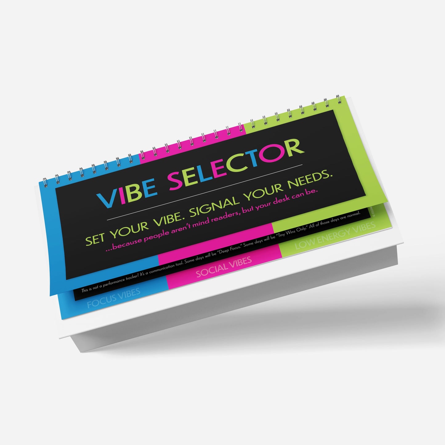 Vibe Selector Desk Sign
