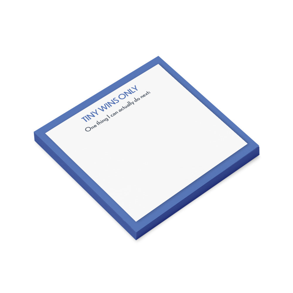 Tiny Wins Only – 4x4 Sticky Notes