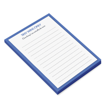 Tiny Wins Only – 4x6 Sticky Notes
